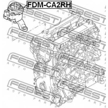 Подвеска двигателя FEBEST FDM-CA2RH-1