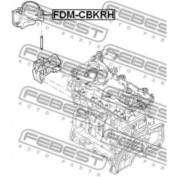 Подвеска двигателя FEBEST FDM-CBKRH-1