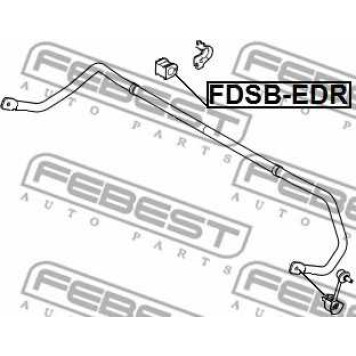 Опора стабилизатора FEBEST FDSB-EDR-1