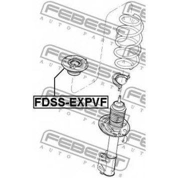 Подвеска амортизатора FEBEST FDSS-EXPVF-1