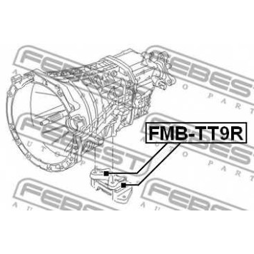 Подвеска двигателя FEBEST FMB-TT9R-1
