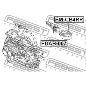Подвеска двигателя FEBEST FM-CB4RR-1