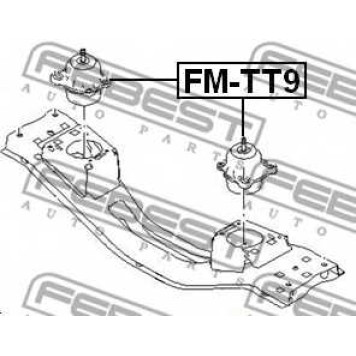 Подвеска двигателя FEBEST FM-TT9-1