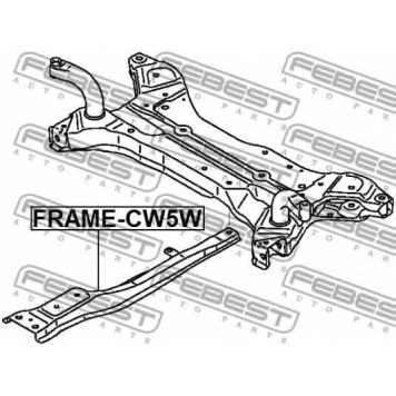Балка моста FEBEST FRAME-CW5W-1