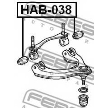 Подвеска рычага независимой подвески колеса FEBEST HAB-038-1