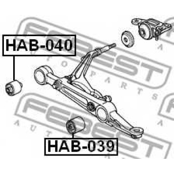 Подвеска рычага независимой подвески колеса FEBEST HAB-039-1
