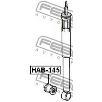 Втулка, амортизатор FEBEST HAB-145-1