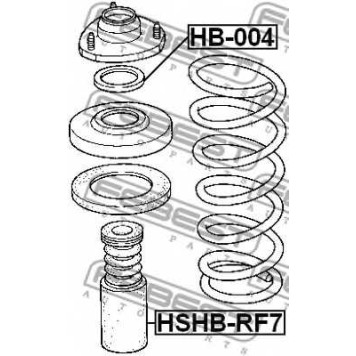 Подшипник опоры стойки амортизатора FEBEST HB-004-1