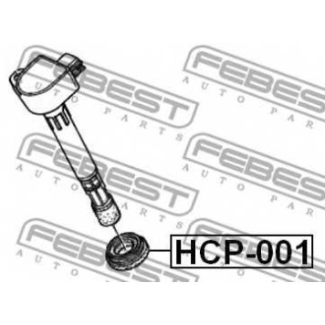 Уплотнительное кольцо, шахта свечи FEBEST HCP-001-1