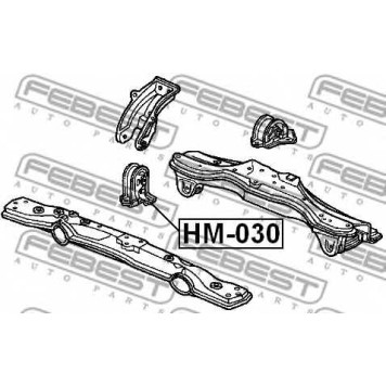 Подвеска двигателя FEBEST HM-030-1