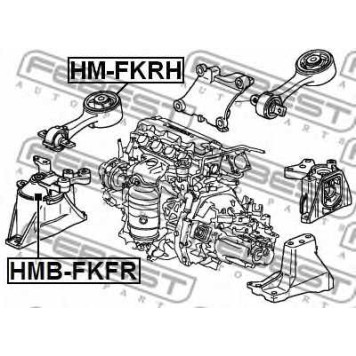 Подвеска двигателя FEBEST HMB-FKFR-1
