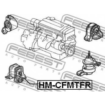 Подвеска двигателя FEBEST HM-CFMTFR-1
