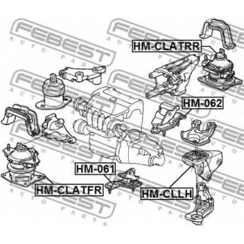 Подвеска двигателя FEBEST HM-CLLH-1