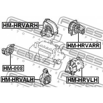 Подвеска двигателя FEBEST HM-HRVALH-1