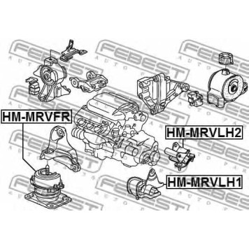 Подвеска двигателя FEBEST HM-MRVLH2-1