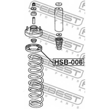 Тарелка пружины FEBEST HSB-006-1