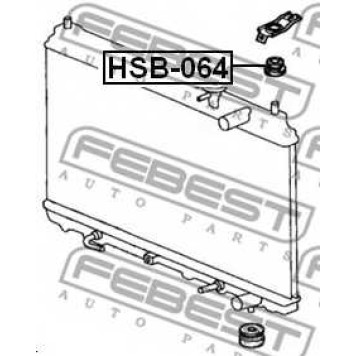 Подвеска радиатора FEBEST HSB-064-1