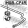 Опора стабилизатора FEBEST HSB-CF4R