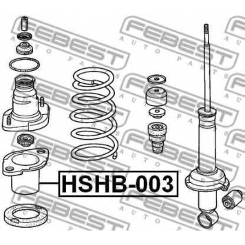 Пыльник амортизатора FEBEST HSHB-003-1