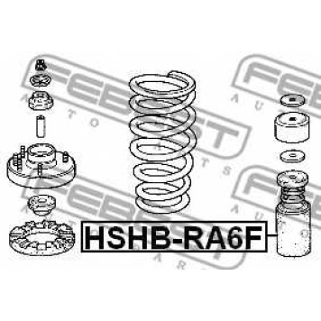 Пыльник амортизатора FEBEST HSHB-RA6F-1