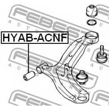 Подвеска рычага независимой подвески колеса FEBEST HYAB-ACNF-1