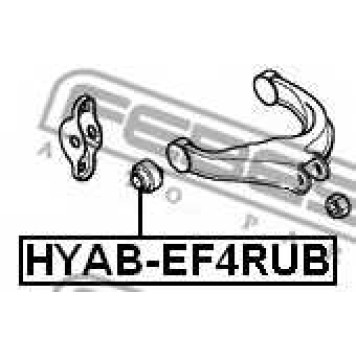 Подвеска рычага независимой подвески колеса FEBEST HYAB-EF4RUB-1