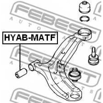 Подвеска рычага независимой подвески колеса FEBEST HYAB-MATF-1
