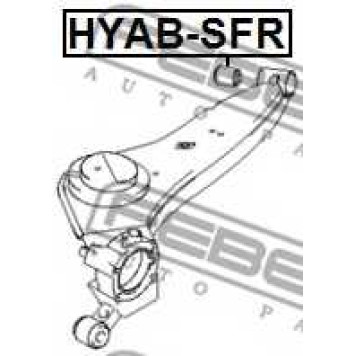 Подвеска рычага независимой подвески колеса FEBEST HYAB-SFR-1