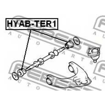 Подвеска рычага независимой подвески колеса FEBEST HYAB-TER1-1