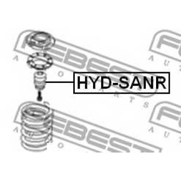 Амортизатор задний для HYUNDAI ELANTRA(MD,UD), i30(GD) / KIA SORENTO(JC,XM) <b>FEBEST HYD-SANR</b>-1