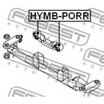 Подвеска двигателя FEBEST HYMB-PORR-1