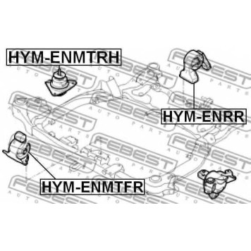 Подвеска двигателя FEBEST HYM-ENMTRH-1