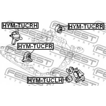 Подвеска двигателя FEBEST HYM-TUCLH-1