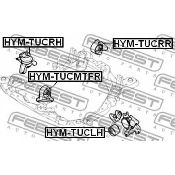 Подвеска двигателя FEBEST HYM-TUCMTFR-1