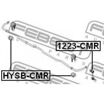 Опора стабилизатора FEBEST HYSB-CMR-1