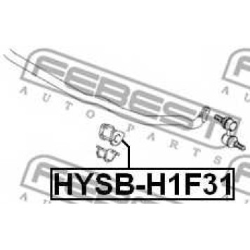 Опора стабилизатора FEBEST HYSB-H1F31-1