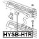 Опора стабилизатора FEBEST HYSB-H1R