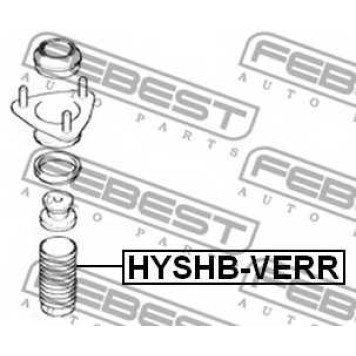 Пыльник амортизатора FEBEST HYSHB-VERR-1