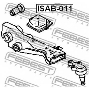 Подвеска рычага независимой подвески колеса FEBEST ISAB-011-1