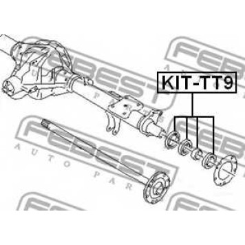 Подшипник приводного вала FEBEST KIT-TT9-1