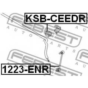 Опора стабилизатора FEBEST KSB-CEEDR-1