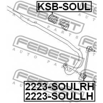 Опора стабилизатора FEBEST KSB-SOUL-1