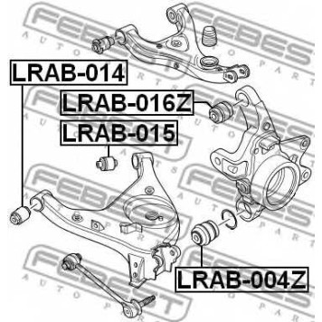 Подвеска рычага независимой подвески колеса FEBEST LRAB-014-1