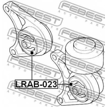 Опора, дифференциал FEBEST LRAB-023-1