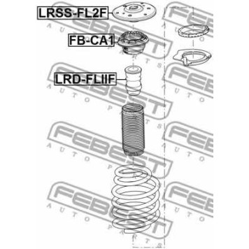 Амортизатор передний для LAND ROVER FREELANDER(LN) <b>FEBEST LRD-FLIIF</b>-1