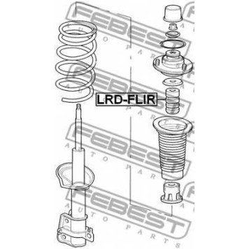 Амортизатор задний для LAND ROVER FREELANDER Soft Top(LN#), FREELANDER(LN) <b>FEBEST LRD-FLIR</b>-1