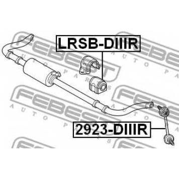 Опора стабилизатора FEBEST LRSB-DIIIR-1