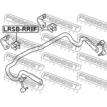 Опора стабилизатора FEBEST LRSB-RRIIF-1