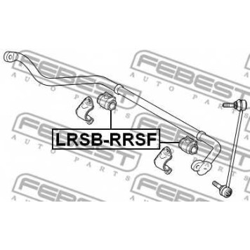 Опора стабилизатора FEBEST LRSB-RRSF-1