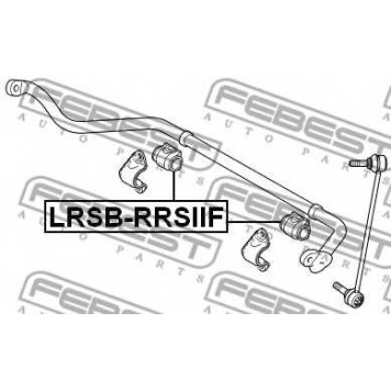 Опора стабилизатора FEBEST LRSB-RRSIIF-1